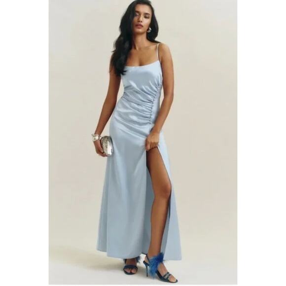 Reformation paisley satin dress mineral - Picture 7 of 8